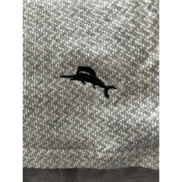 NEW Tommy Bahama Island Sleepwear Shirt Men’s Size Large Gray 1/4 Zip - Picture 4 of 11